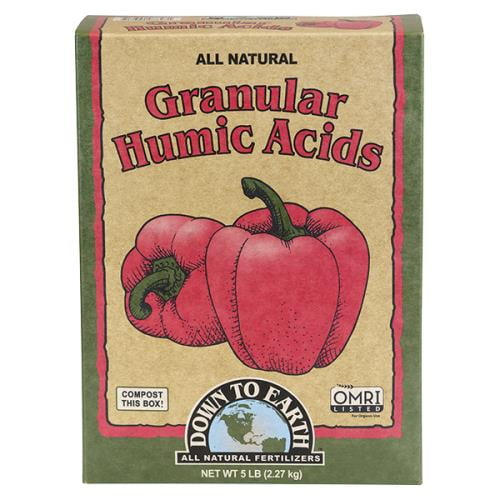 Down to Earth (#DTE02850) Organic Granular Humic Acids Fertilizer Mix, 50 lb