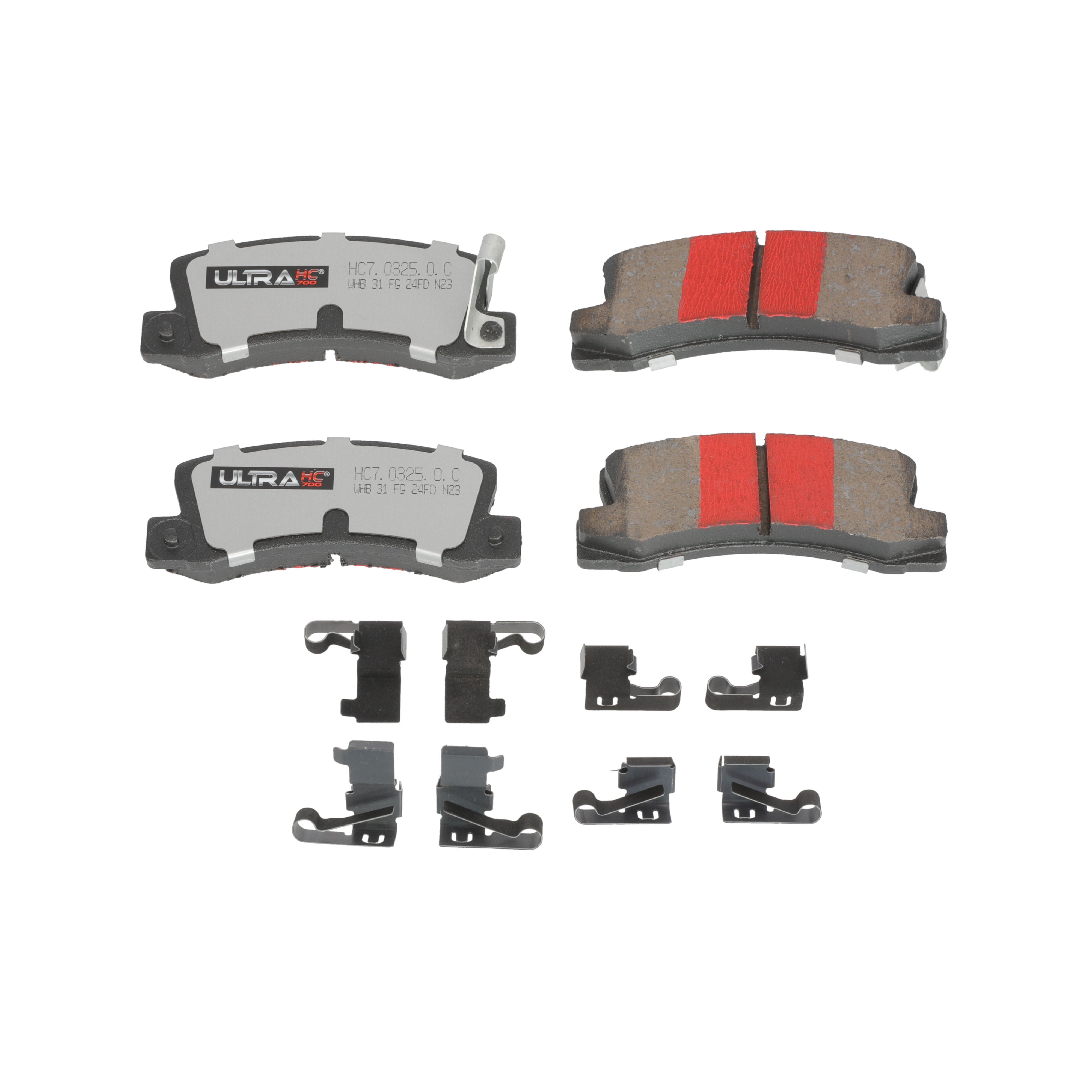 UltraHC 700 Brake Pad Set, Rear HC7.0325.0.C, Toyota Camry 1999-1988