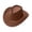 Coffee1, variant on Hjtefg Kids Cowboy Hat - Suede Western Hat for Boys & Girls, Themed Party & Halloween Dress Up, Wide Brim Sun Hat, Comfortable Kids' Headwear,Color: Beige2 Size: One Size