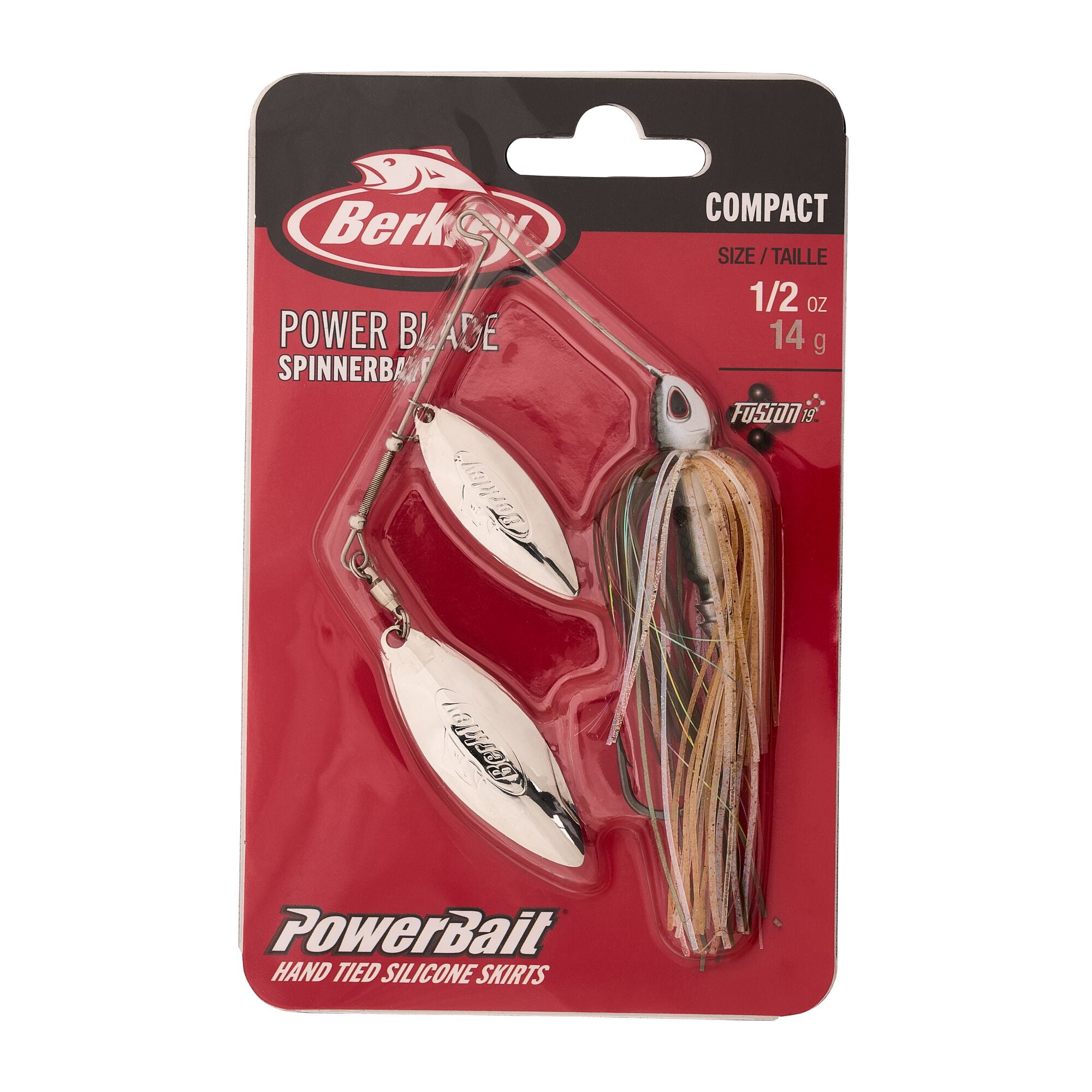 Berkley Power® Blade Compact, Spinnerbaits, Herring/Silver + Silver (1-count)