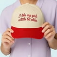 thumbnail image 4 of I Like My Girls a Little Bit Older Retro Trucker Hat, Funny Embroidered Adjustable Baseball Cap for Men and Women, Unique Gift for Humor Lovers and Everyday Casual Style, 4 of 5