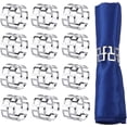 thumbnail image 1 of ShiYe toys store Juego de 12 anillos para servilletas de aleación de plata, delicados anillos con hebillas para servilletas, decoración ideal para bodas, fiestas y festividades, 1 of 5