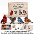 thumbnail image 6 of Tiny 3D Beaded Animal DIY Kit, 4 Cute Designs with Instructions, 3D Animal Themed Beadwork Kit for Beginners & Craft Enthusiasts, Home DIY Craft Project (Woodland Friends), 6 of 11