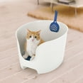 thumbnail image 2 of PAW TRAX High Wall Litter Box, White/Blue, 2 of 5