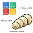 thumbnail image 3 of 4pcs Drum Cymbal Mute Belt Hi-Hat Elastic Ring Circle Set Drum Practice Silencers 14inch / 16inch / 18inch / 20inch, 3 of 4
