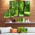 thumbnail image 3 of Park in Automne Panorama - Impression sur Toile Paysage, 3 of 4