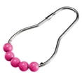 thumbnail image 4 of Uxcell  Curtain Ring Hooks, for  Rods Curtains Liners Pink Ball 12Pcs, 4 of 6