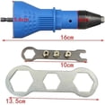 thumbnail image 4 of Pistolet Riveteur Électrique Outil Rivetage Électrique Sans Fil Adaptateur de Forage Rivetage, 4 of 4