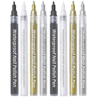 UDIYO Nail Art Pens,High Pigmented Decorative Nail Polish Pen Drawing  Graffiti Nail Supplies