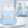 thumbnail image 2 of WAYUTE Kids Backpack Back to School Backpacks Large Capacity Daypack Pacthwork Color Waterproof for Children Durable Bookbag Casual Outdoor Travel, 2 of 4
