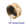 thumbnail image 4 of M MINGLE Garden Hose Female End Cap, 3/4 inch, 4-Pack with Extra 12 Washers, 4 of 8
