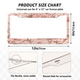 thumbnail image 7 of Aluminum License Plate Frame 2 Pack Car Exterior Accessory Car Tag Holder for Front Rear Plates Cars Decor Pink Flowers, 7 of 7