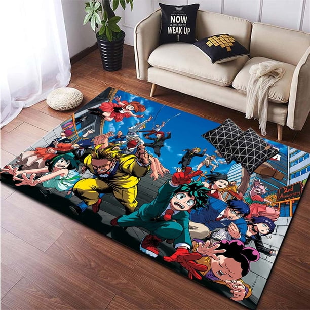 My foreAcademia-Paillassons de dessin animé japonais, tapis de sol, grande surface, salon, chambre à coucher, dortoir12120x160cm(47x62 in) zhangyuxiang unisex