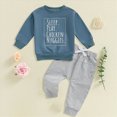 thumbnail image 2 of TOWED22 Newborn Baby Boy Clothes Set 2pcs Long Sleeve Top and Pants Suit Toddler Baby Fall Winter Clothes(Blazer,2-3 Y), 2 of 4
