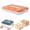 Orange 1-Layer, variant on Cookie Storage Containers Airtight,Food Storage Containers with Lids,Plastic 1-Layer Stackable Food Containers Dumpling Storage Box,White