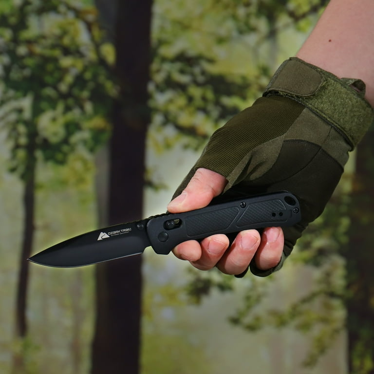Ozark Trail 7.5 inch Folding Knife,D2 Blade,Ball Bearing Ozark Trail 7.5 inch Folding Knife,D2 Blade,Ball Bearing