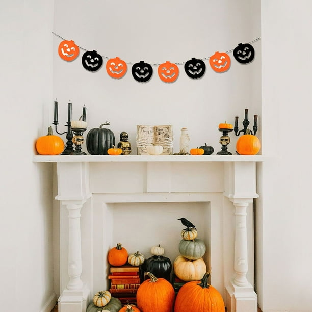 Halloween Party Flag Decoration Shopping Mall Window Background Flag