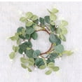 thumbnail image 4 of Artificial Wreath Year Round Front Door Wreath with Burlap Bow Greenery Wreath for Wall Window Farmhouse Decor, B, 4 of 9
