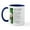 White/Navy Inside, variant on CafePress - Yellow Lab Rules Mug - 11 oz Ceramic Mug - Novelty Coffee Tea Cup