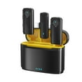 thumbnail image 1 of Wireless Microphone System with 1 Receiver + 2 Transmitters + 1 Charging Box 20M Transmission Range Built-in Battery Replacement for iPhone 14/13/12/11 Live Streaming Interview Vlog, 1 of 8