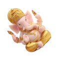 thumbnail image 1 of serony Figurine en Résine du Seigneur Ganesha Statue de Bouddha Maison Mandir Diwali Déco de Table, 1 of 6