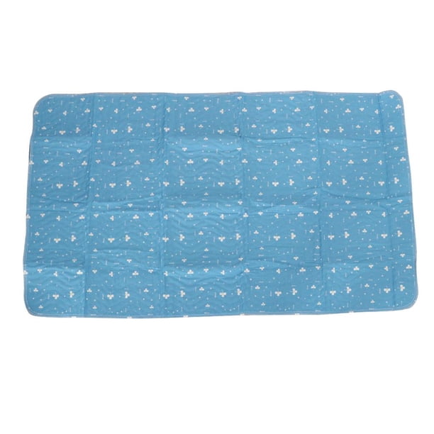 Protector de almohadillas para cama incontinente reutilizable lavable absorbente azul × 150cm shamjiam Sábana de incontinencia