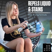 RESHOEVN8R Shoe Protector Spray Waterproof and Stain Repellent Sneaker Protector Spray for Suede Nubuck Canvas and Mesh Quick Dry Water Repellent Spray for Shoes Boots and White Sneakers 6.5oz