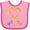 Pink and Red, variant on Inktastic Fire Heart Dragons Boys or Girls Baby Bib
