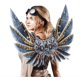 thumbnail image 1 of Alas de juego de rol de Halloween, disfraces de carnaval, alas decorativas punk mecánicas para adultos para bailes de disfraces, Navidad, fiesta de adultos brillar Electrónica, 1 of 5