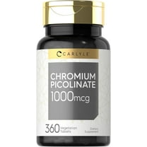 Ultra Chromium Picolinate 1000mcg | 360 Tablets | by Carlyle
