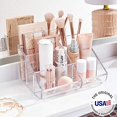 thumbnail image 2 of STORi Clear Plastic 6-Compartment Vanity Makeup Organizer, 2 of 5