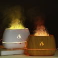 thumbnail image 1 of Xihbxyly Artículos En Exceso Liquidación Todo Atomizador Humidificado de 200 Ml, Pequeño, Portátil, con Simulación de Grano de Madera, Máquina de Aromaterapia Humidificadora de Aceite, 1 of 1