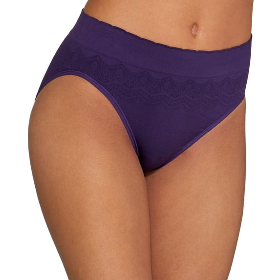 Vanity Fair Womens No Pinch No Show Hi-Cut Seamless Brief Style-13171