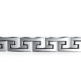 thumbnail image 2 of Bling Jewelry Mens Men's  Infinity Greek Key Link Bracelet Silver Tone Stainless Steel 9 Inch 12MM Width, 2 of 6