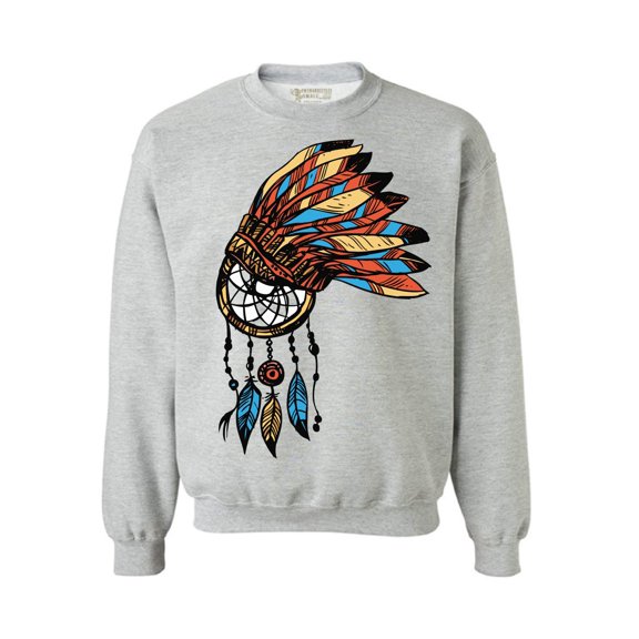 Awkward Styles Dreamcatcher Crewneck Top Colorful Feathers Sweatshirts