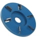 thumbnail image 1 of Accesorio para amoladora angular de hoja plana, herramienta perfecta para trabajar la madera Disco de fresado de acero de 6 dientes para tallar madera, 1 of 8