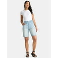 thumbnail image 2 of Madden NYC High Rise Short with Side Seams, Women's, 2 of 5