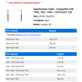 thumbnail image 2 of Speedometer Cable - Compatible with 1960, 1967, 1969 - 1970 Ford F-100, 2 of 2