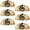 Multicolored 3, variant on PhooArto 6 Pcs Cup Drawer Pulls, Music Notes Rainbow Shell Shape Handles Cabinet Knobs for Dresser Cupboard Closet Wardrobe with Screws