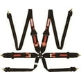 thumbnail image 4 of RaceQuip 854004RQP Harness HNR/HANS 6 Point Camlock FIA Pull Up Adjust Clip-In/Wrap Around Black, 4 of 7