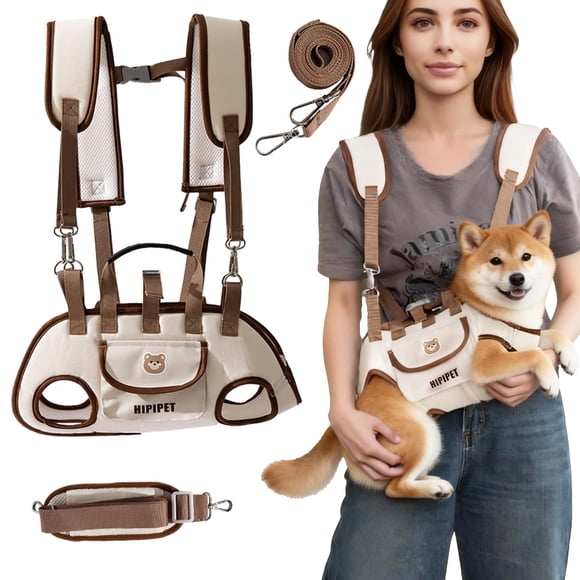 Mochila portabebés GQIRIL para perros y gatos pequeños