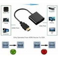 thumbnail image 5 of Full HD 1080P HDMI Male to VGA Female Converter Adapter Cable for PC Laptop HDTV Projectors and Other HDMI Input Devices, 5 of 8
