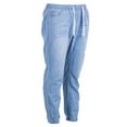 thumbnail image 4 of Women‘ s Mid Rise Skinny Jeans Drawstring Elastic Waist Denim Pants, 4 of 6