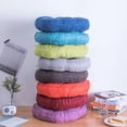 thumbnail image 2 of Xiao Hua Cojín Redondo Grueso para Silla de Comedor Marrón Oscuro -2 Piezas, Cojín de Encaje Suave Que Reduce la Presión, Cojín Antideslizante para Silla de Comedor para Sala de Estar Silla de Ocio,, 2 of 5