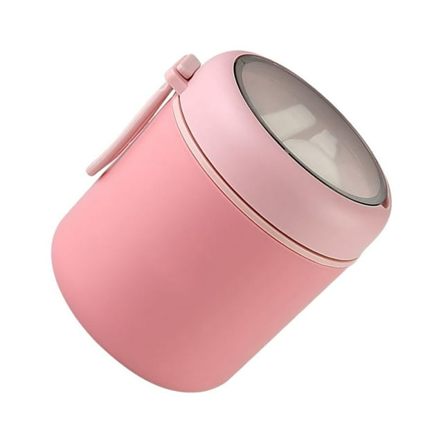 kurtrusly Stainless Steel Food Flask Long-lasting And Versatile For Multi-functional Soup Flasks For Hot Food 304 pink-530ml