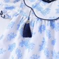thumbnail image 1 of Vedolay Girl Dresses Toddler Girl Summer Fall Floral Dress Baby Girls Sundress Girls Casual Clothes Dress for Kids Little Girls Clothes,Blue 4-5 Years, 1 of 5