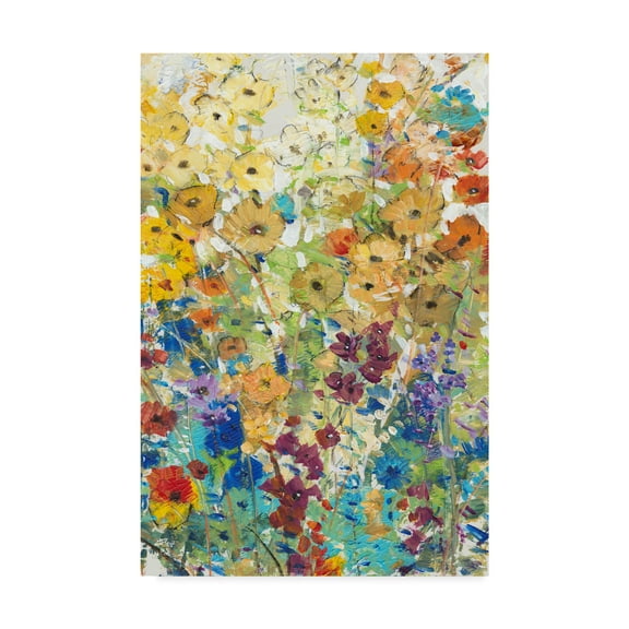 Trademark Fine Art 'Meadow Floral I' Canvas Art by Tim OToole