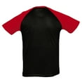 thumbnail image 2 of SOLS Mens Funky Contrast Short Sleeve T-Shirt, 2 of 5