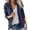 Dark Blue, variant on Women Plus Size Cargo Jacket Zip Up Pocket Casual Fall Coat,Army Green,2XL