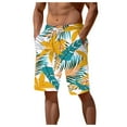 thumbnail image 5 of WILLBEST Pantalones Cortos de Verano para Hombre con Estampado Digital 3D y Cintura Elástica para Playa, 5 of 5